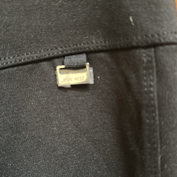 NWOT Nine West Black Leggings Sleek Stretchy Ankle-Length - Picture 2 of 7